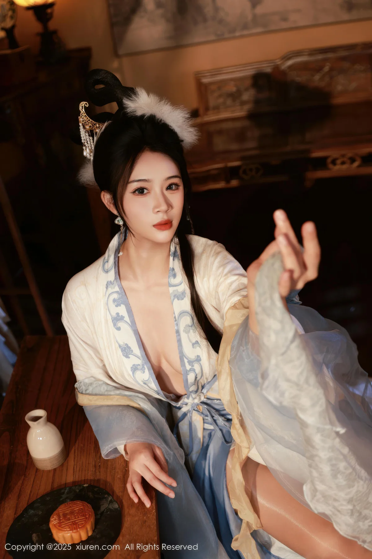 XiuRen 秀人 No.10835 南乔 中秋主题汉服装扮 - 6