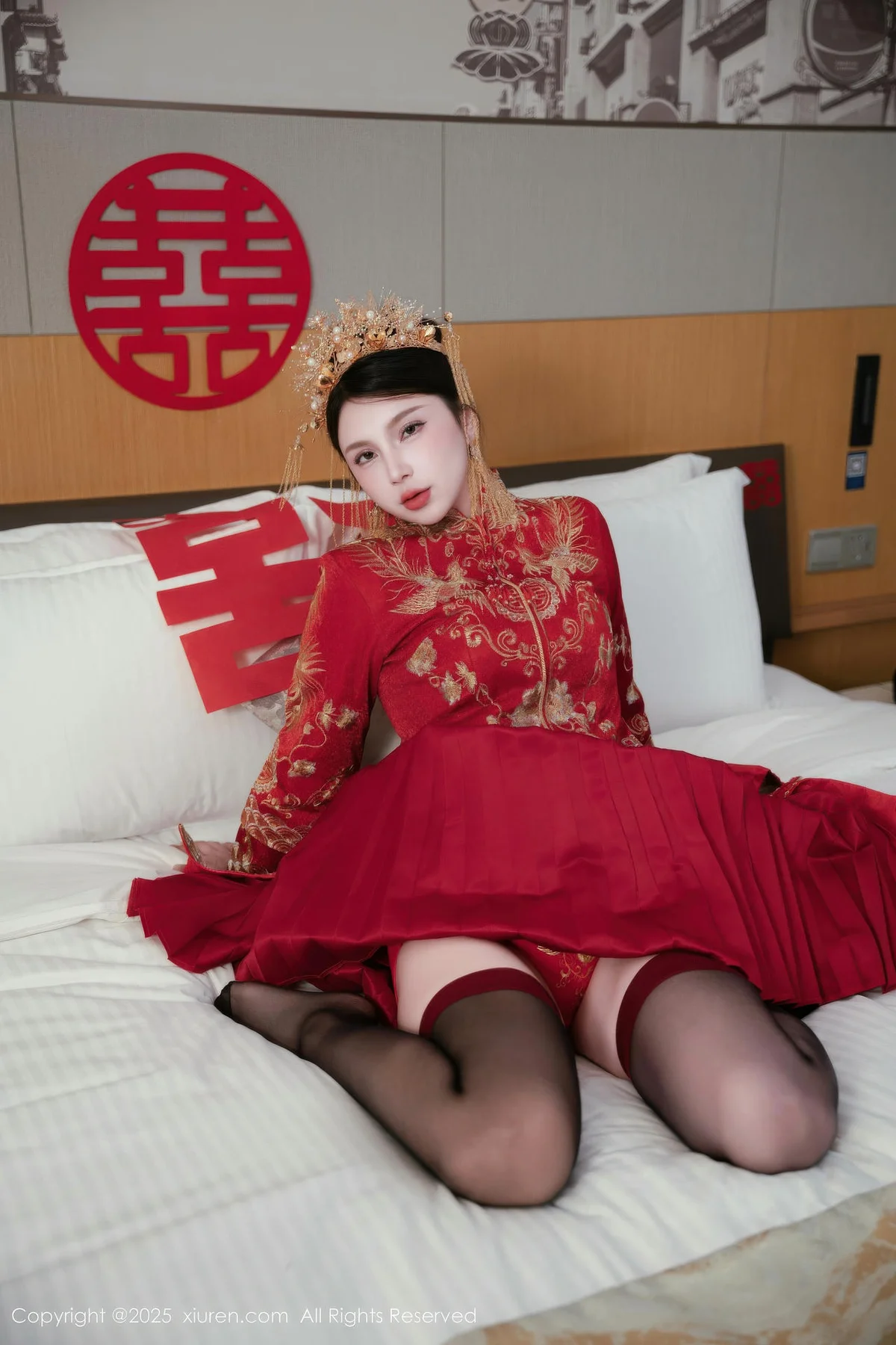 XiuRen 秀人 No.10865 小蛮妖 新娘喜服主题写真 - 2