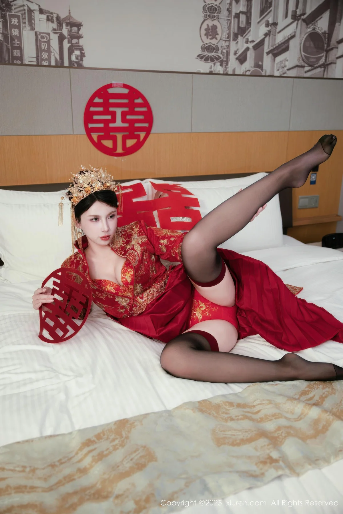 XiuRen 秀人 No.10865 小蛮妖 新娘喜服主题写真 - 7