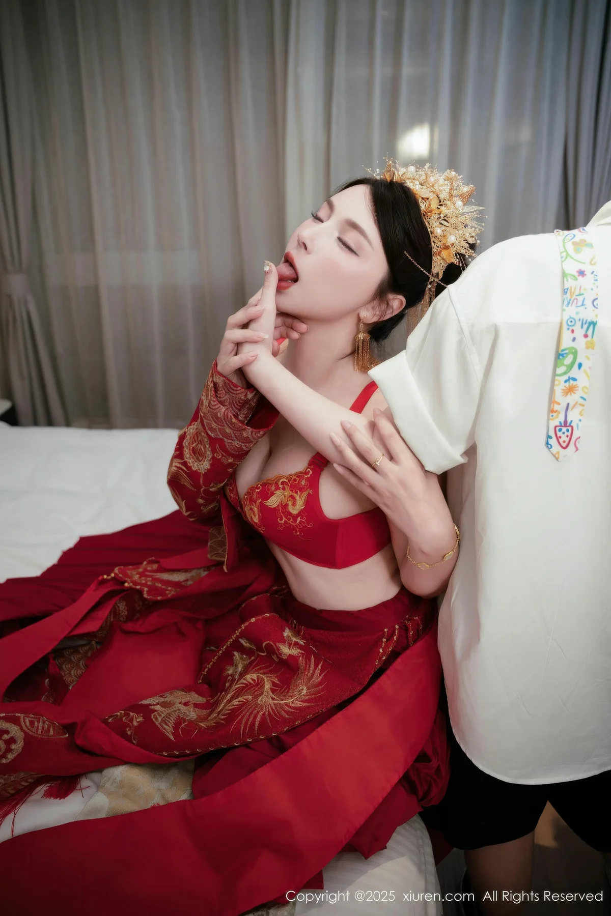 XiuRen 秀人 No.10865 小蛮妖 新娘喜服主题写真 - 1