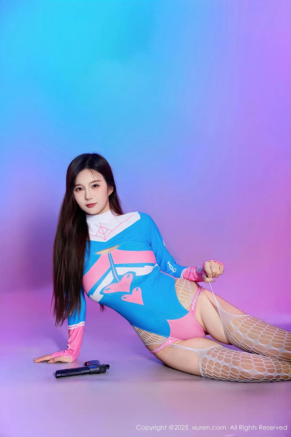 XiuRen 秀人 No.10886 小肉肉咪 Cosplay装扮白色网袜 - 6