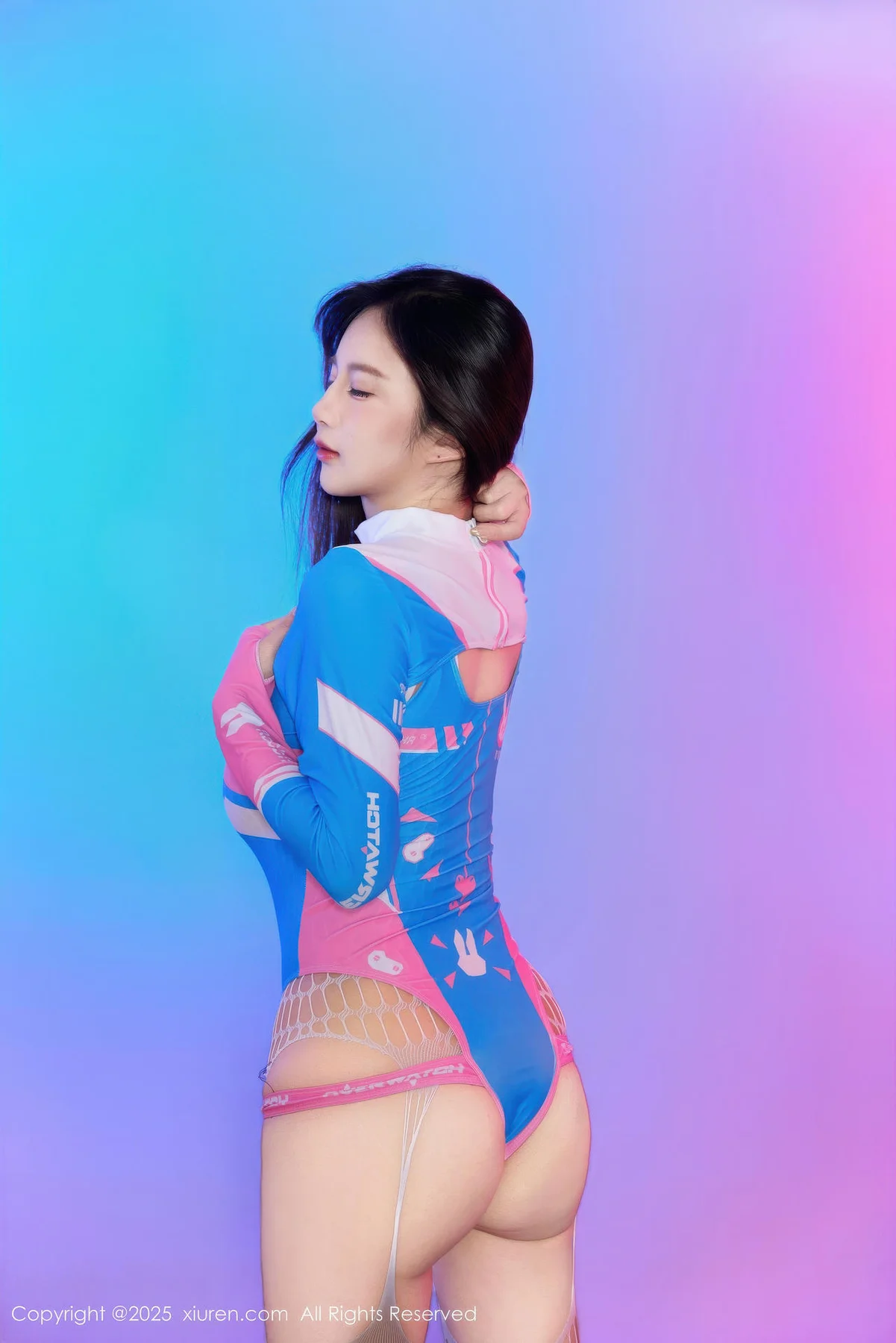 XiuRen 秀人 No.10886 小肉肉咪 Cosplay装扮白色网袜 - 10