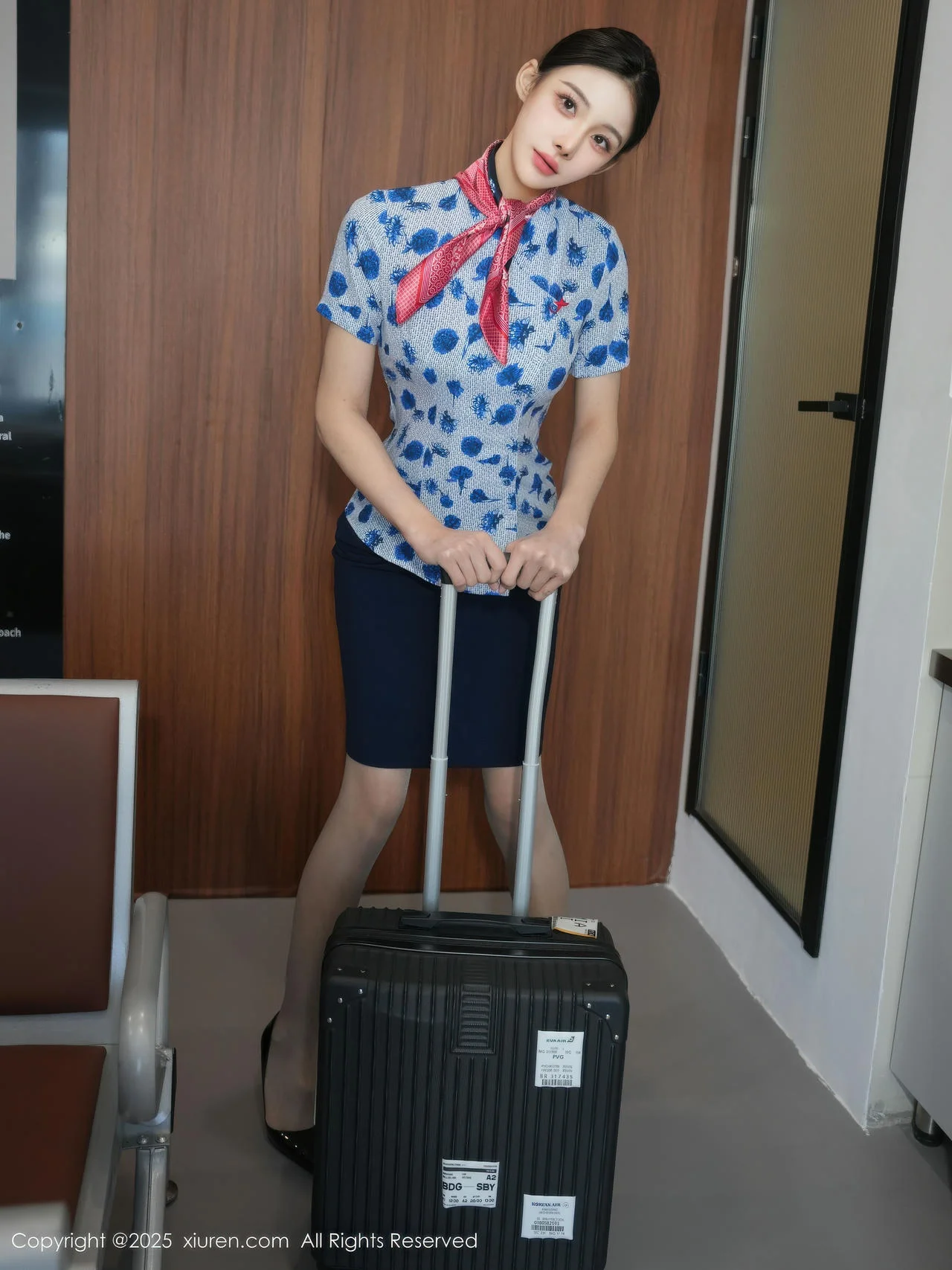 XiuRen 秀人 No.10891 梨霜儿 空姐制服诱惑 - 2