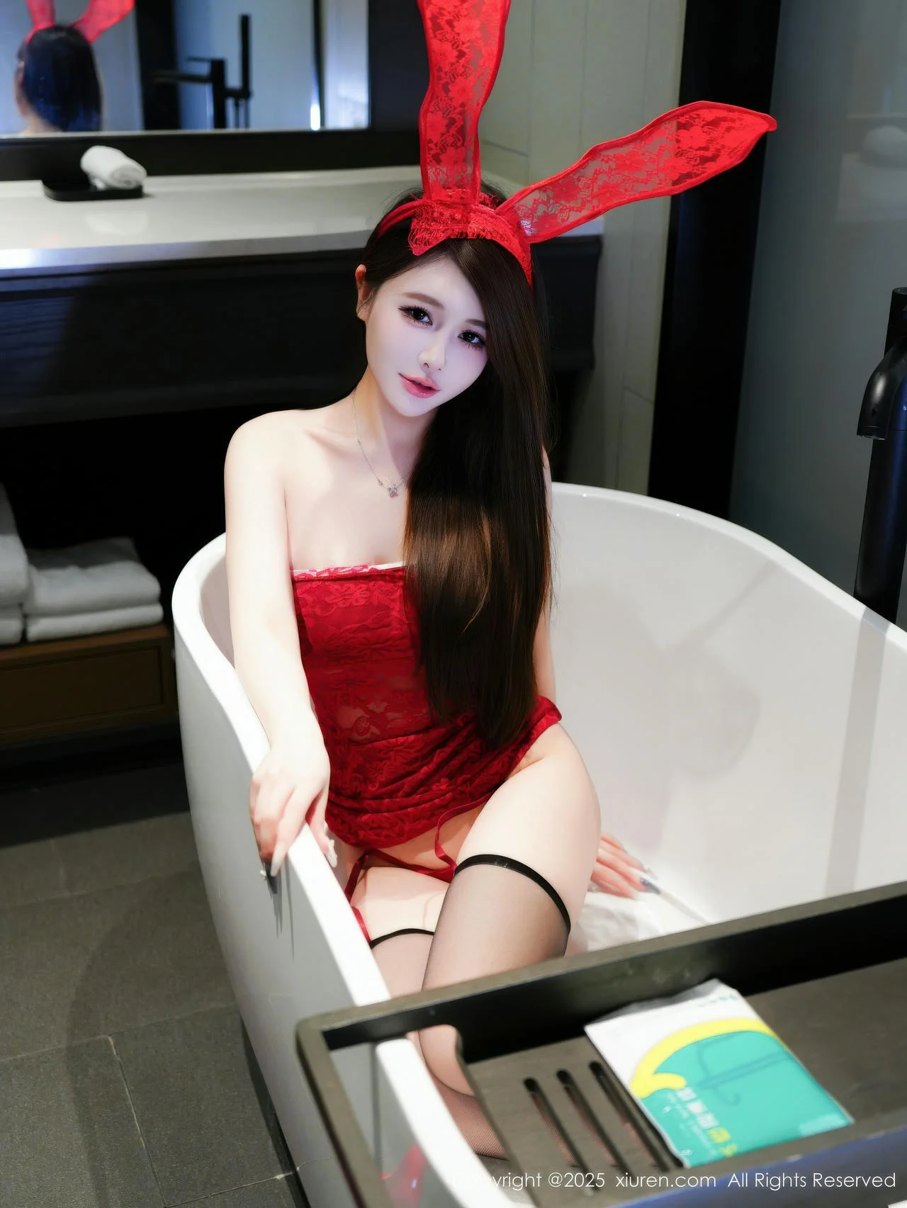 XiuRen 秀人 No.10907 甜妮 红色短裙兔女郎 - 9