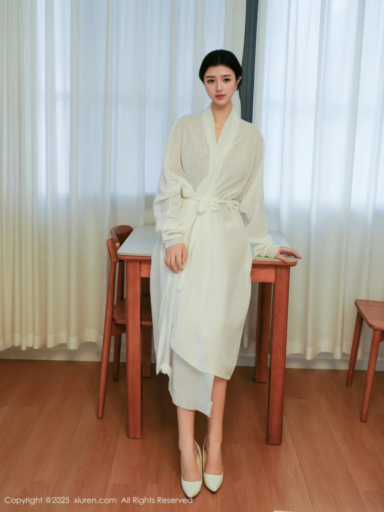 XiuRen 秀人 No.10920 林悦溪儿 白色浴袍玉体诱惑 - 3