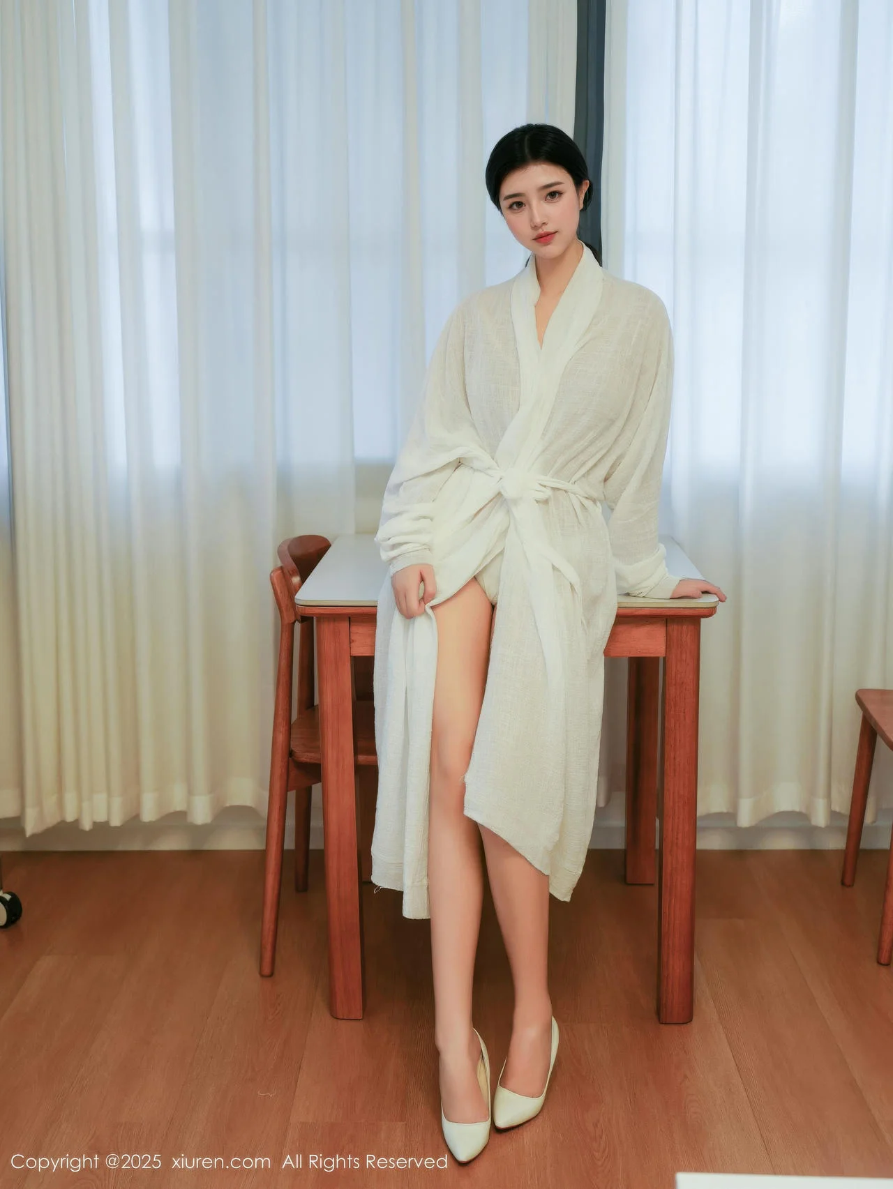 XiuRen 秀人 No.10920 林悦溪儿 白色浴袍玉体诱惑 - 5