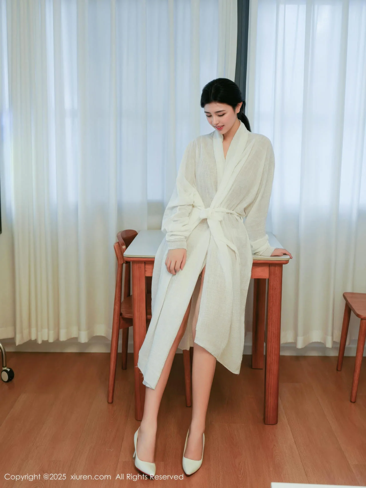 XiuRen 秀人 No.10920 林悦溪儿 白色浴袍玉体诱惑 - 6
