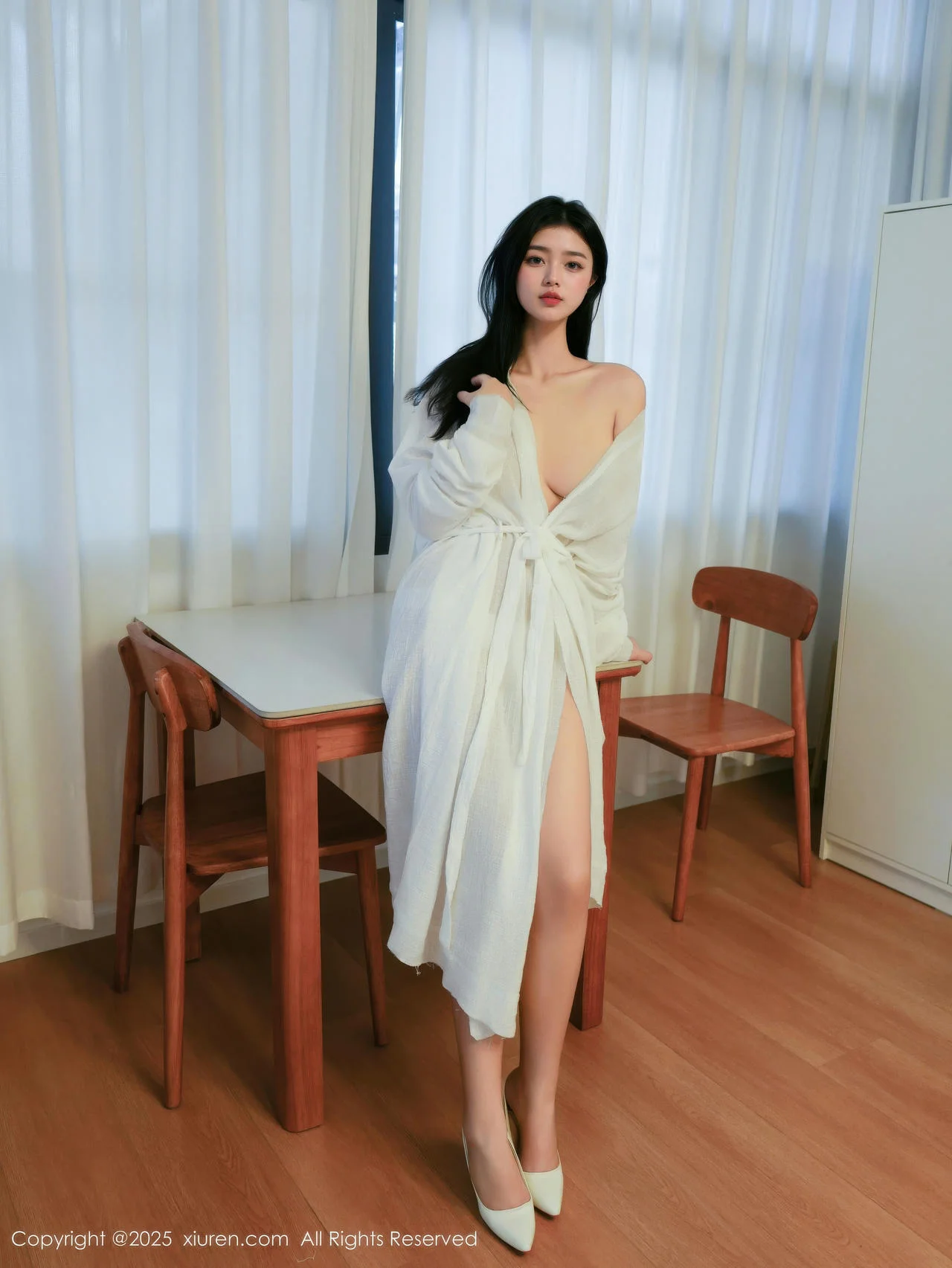 XiuRen 秀人 No.10920 林悦溪儿 白色浴袍玉体诱惑 - 4