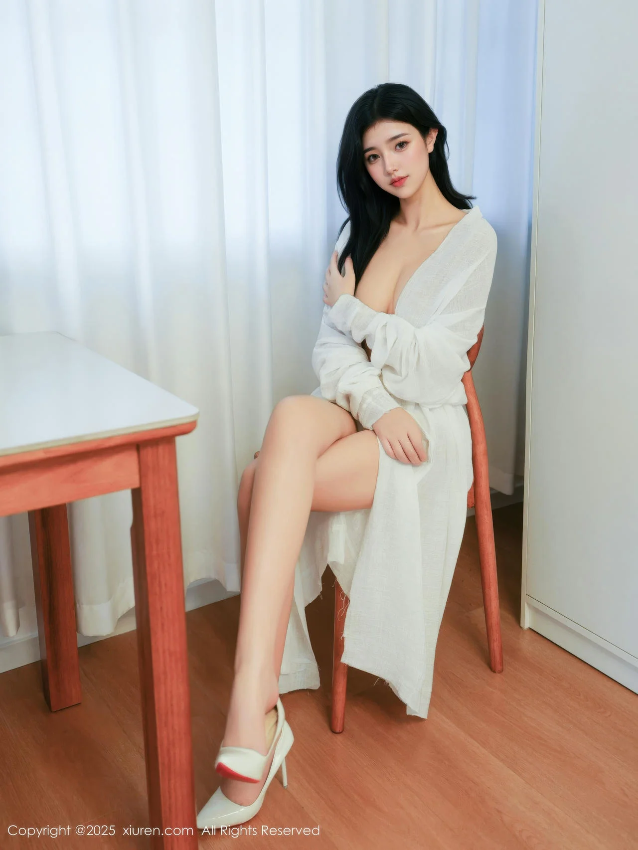 XiuRen 秀人 No.10920 林悦溪儿 白色浴袍玉体诱惑 - 5