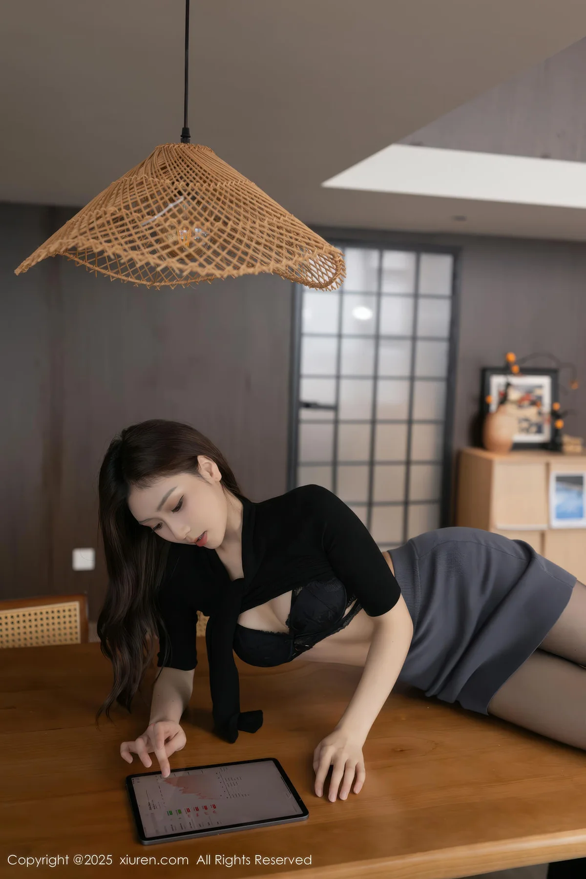 XiuRen 秀人 No.10930 刘婷婷 黑色OL极致美腿 - 8