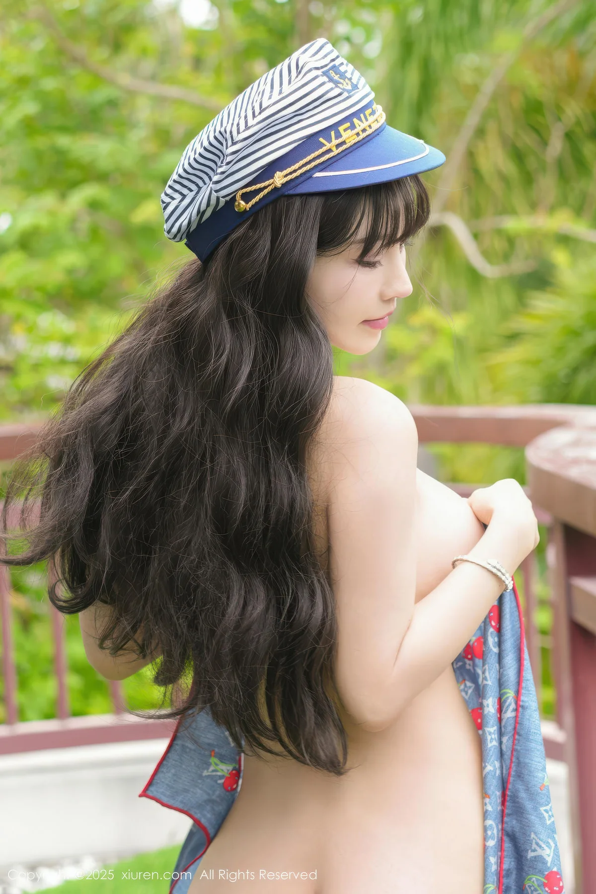 XiuRen 秀人 No.10934 心上可Flora 蓝色比基尼旅拍 - 4