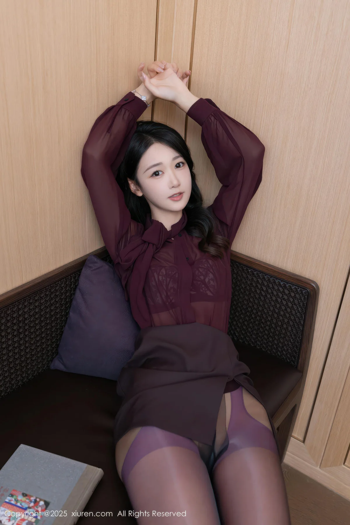 XiuRen 秀人 No.10941 唐安琪 性感紫色丝袜 - 6