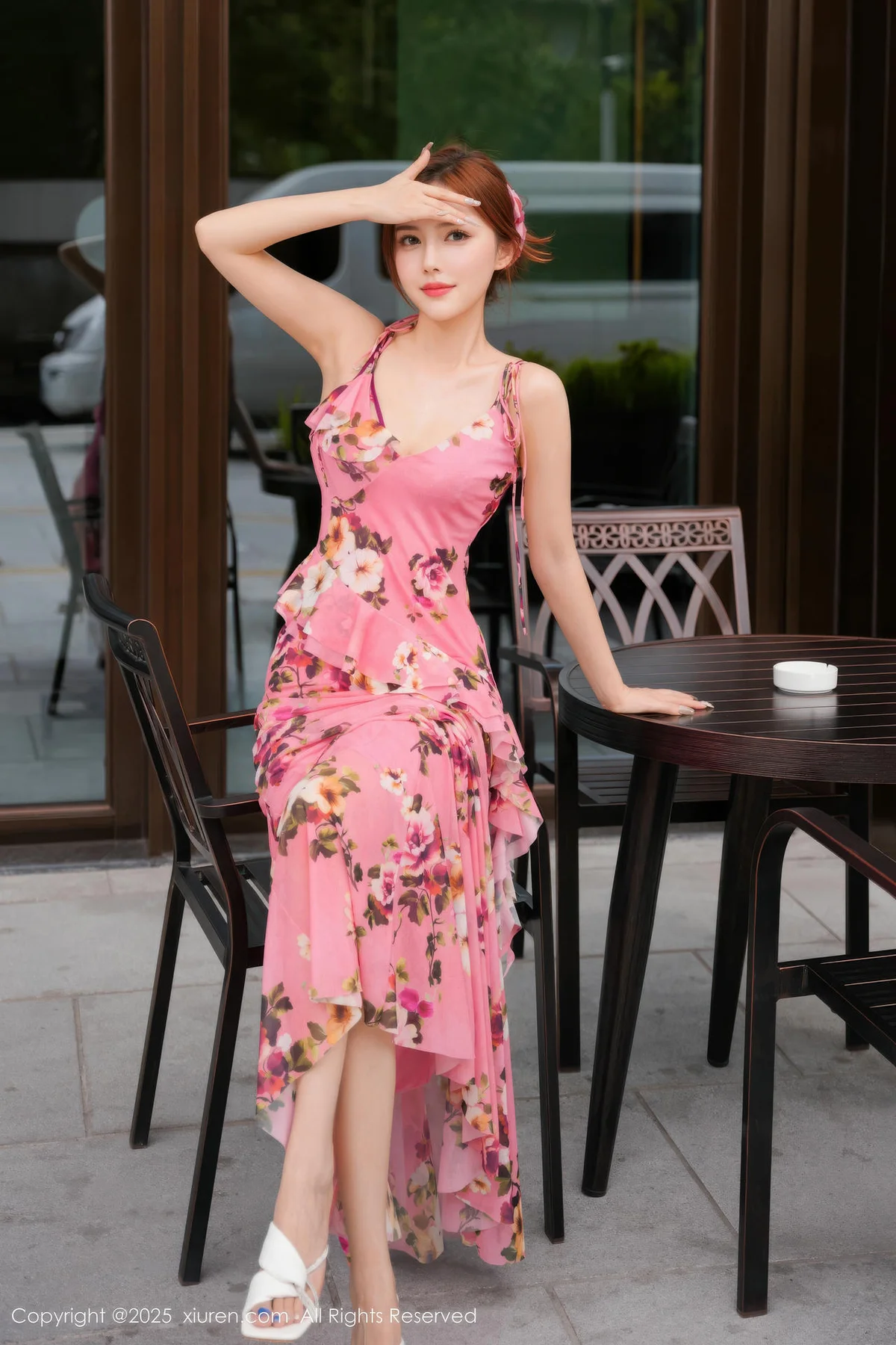 XiuRen 秀人 No.10954 白芷yy 碎花连衣裙身姿柔美 - 6