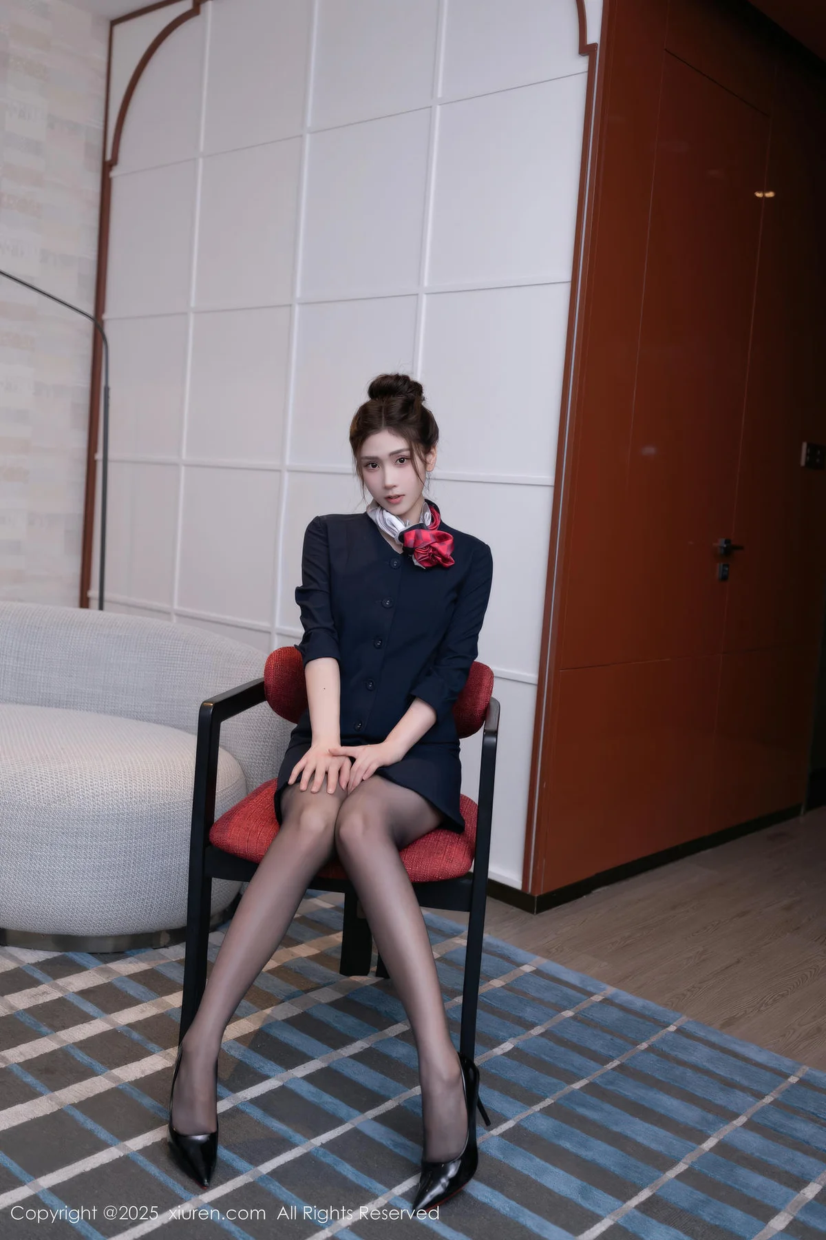 XiuRen 秀人 No.10982 刘婷婷 性感空姐制服诱惑 - 5