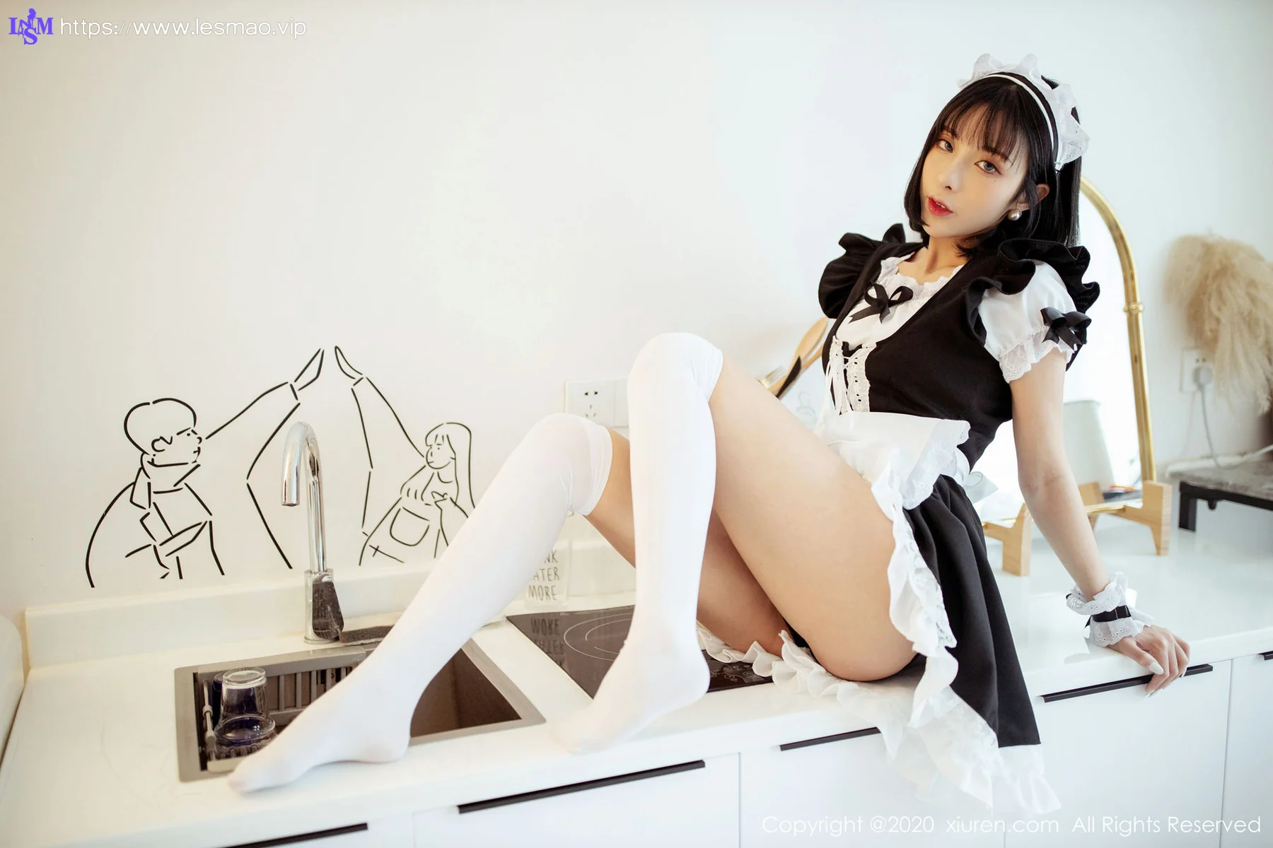 XiuRen 秀人 No.2008 情趣女仆制服写真 陈小喵 - 6