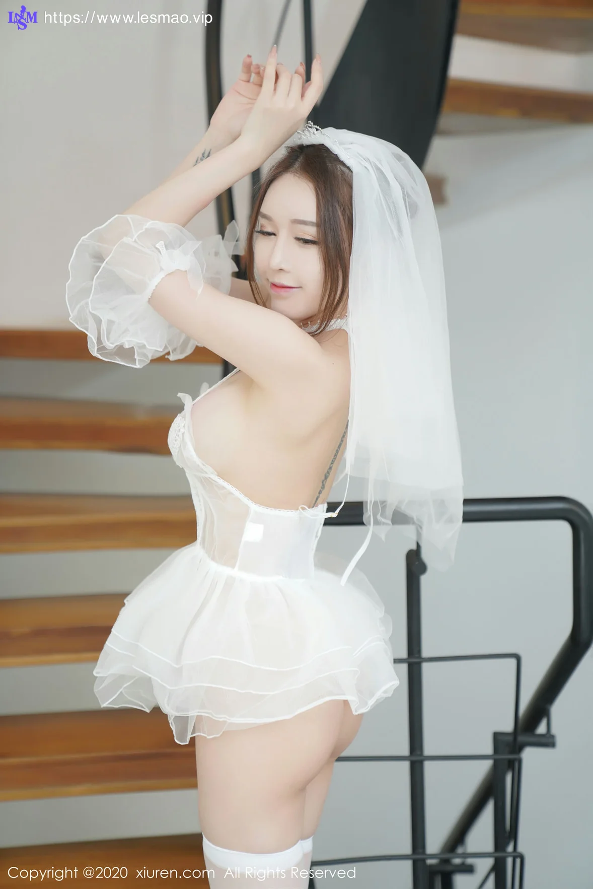 XiuRen 秀人 No.2123 婚纱主题写真 玉兔miki - 10