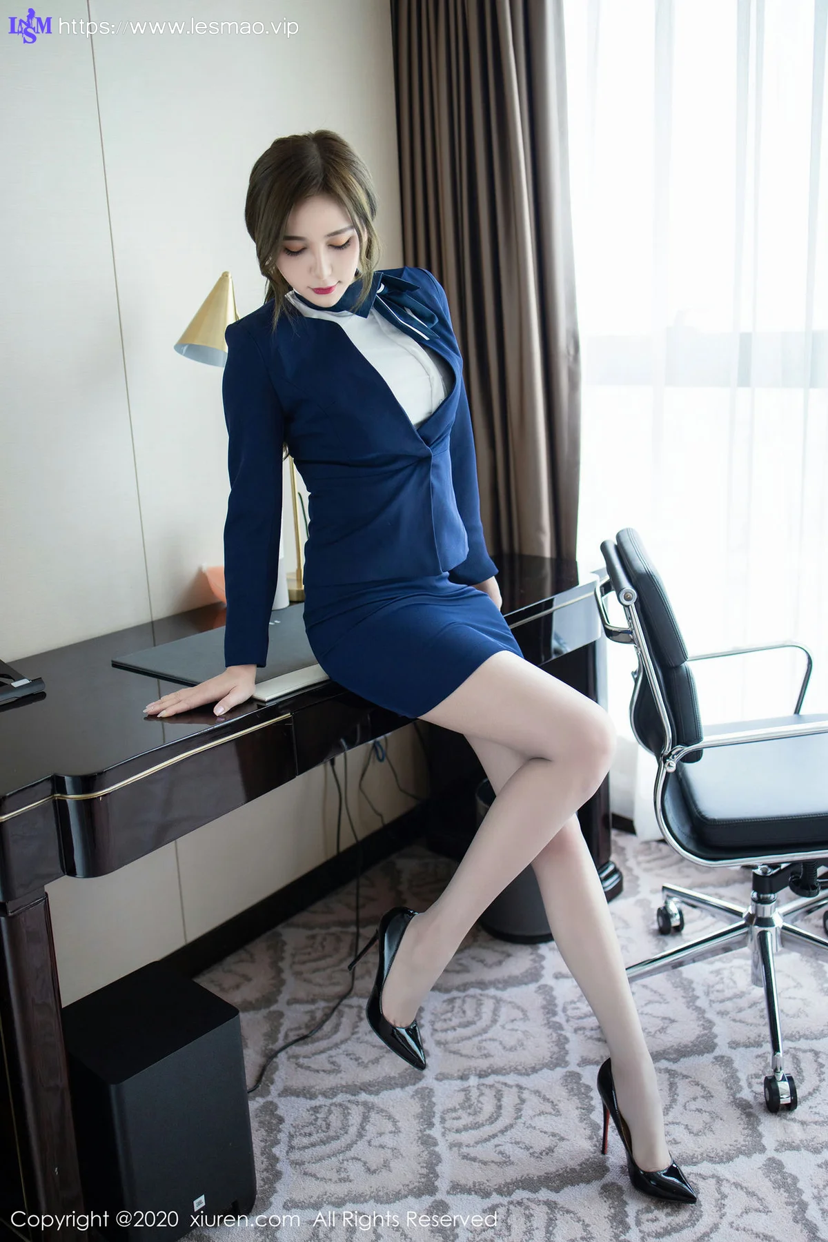 XiuRen 秀人 No.2221 Lavinia肉肉 性感制服写真 - 6