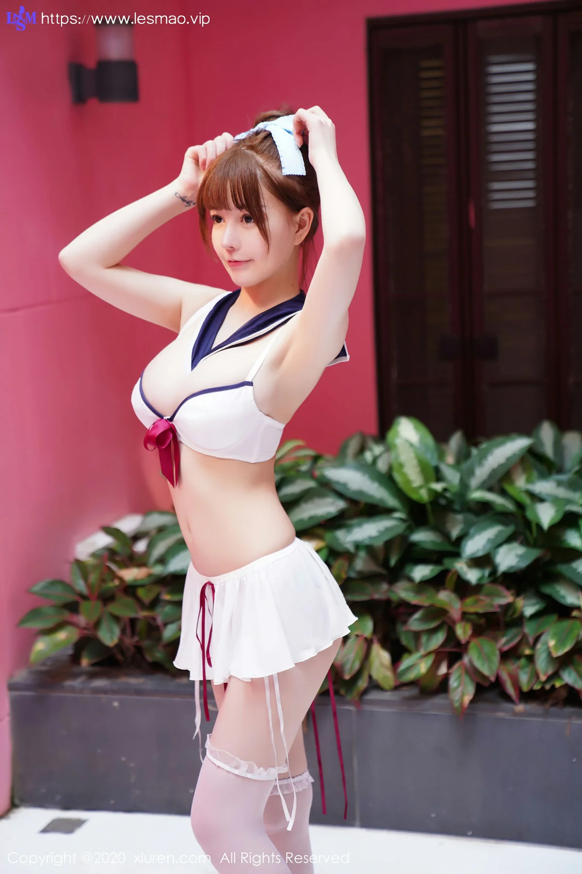 XiuRen 秀人 No.2243 UU酱 水手服内衣主题第四套写真 - 7