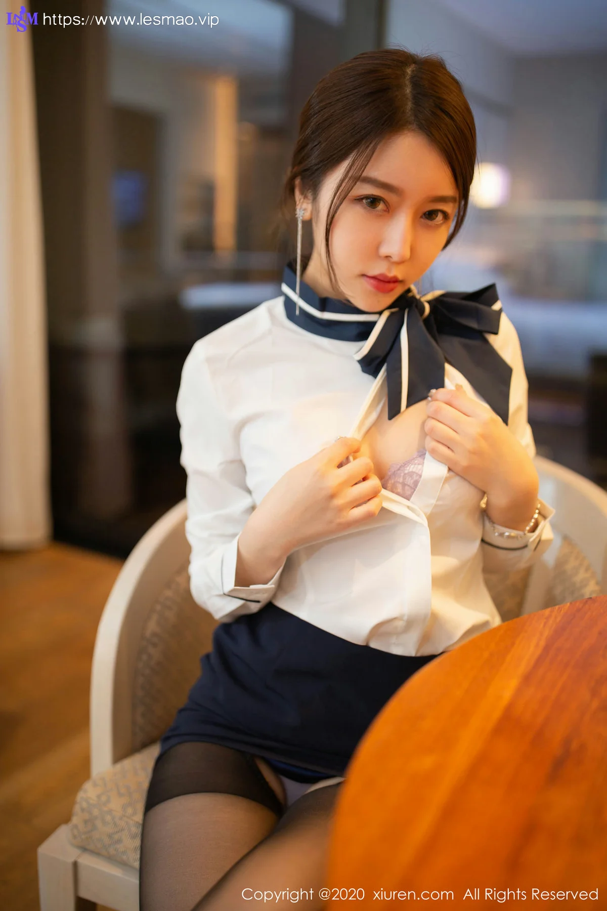 XiuRen 秀人 No.2267 开档黑丝 夏诗雯Sally - 1