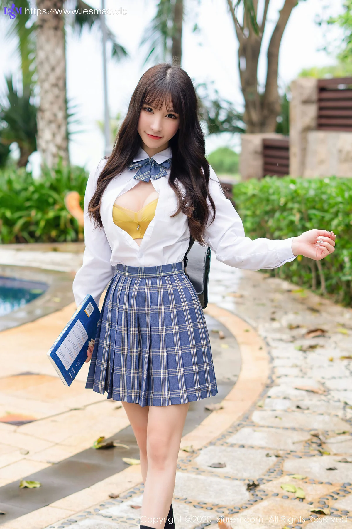 XiuRen 秀人 No.2290 学生校服 周于希sandy 清纯学妹 - 8