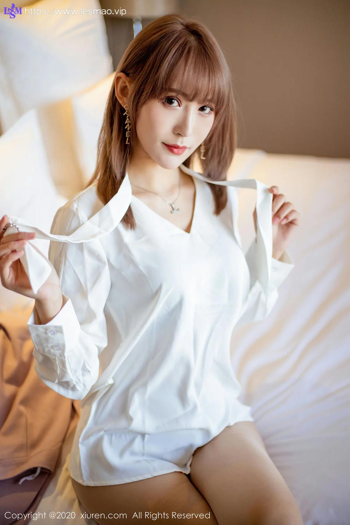 XiuRen 秀人 No.2304 周慕汐fairy粉色制服套装 - 8