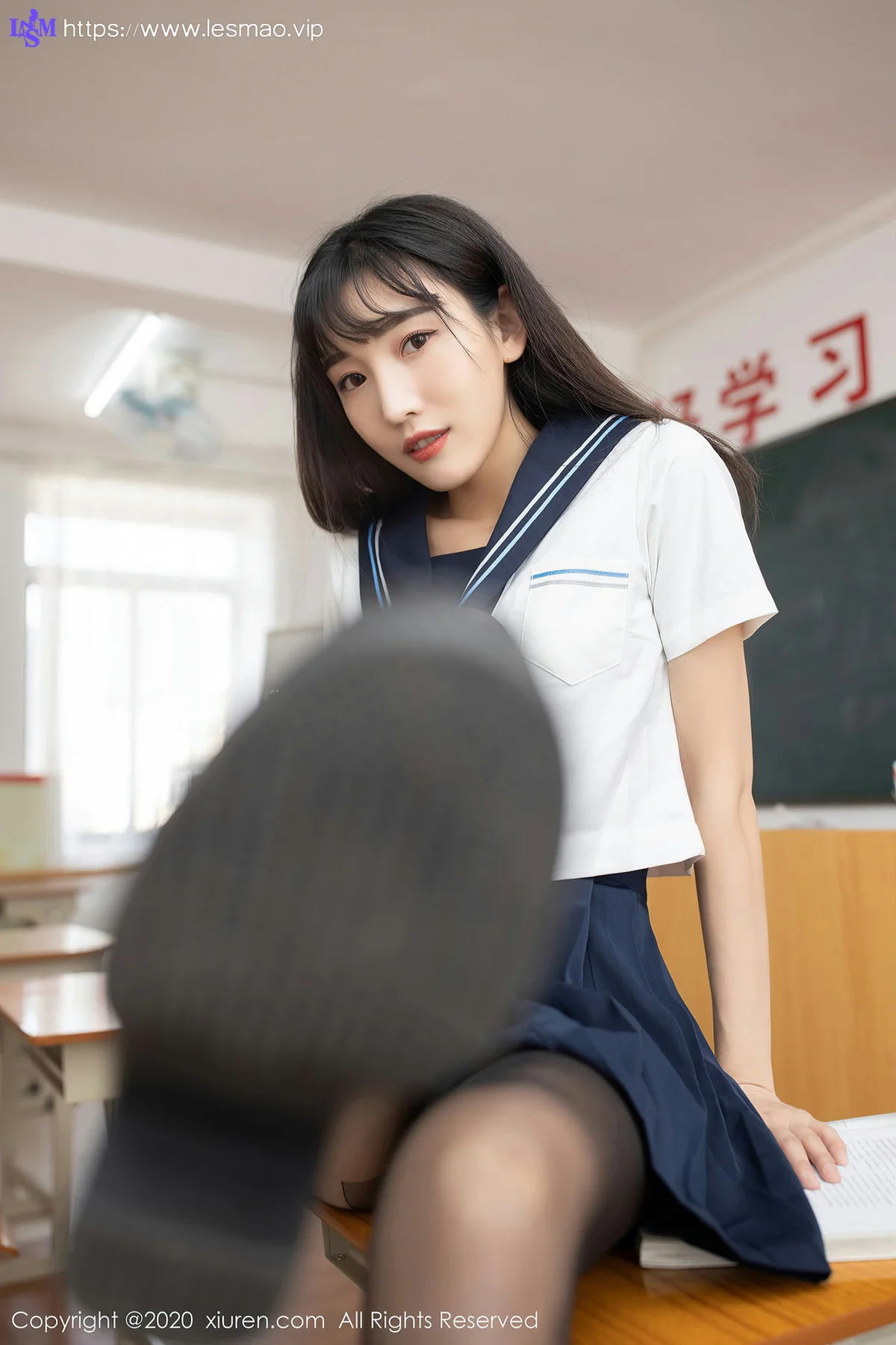 XiuRen 秀人 No.2856  逃学威龙剧情写真 陆萱萱 - 10