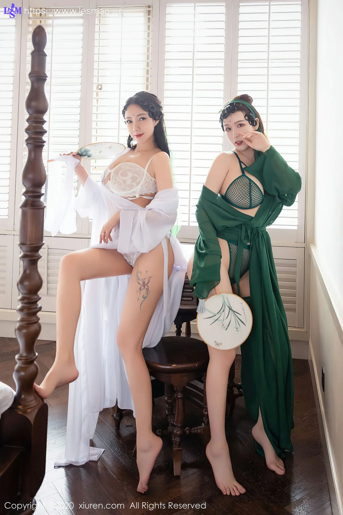 XiuRen 秀人 No.2913 白蛇与青蛇剧情 尤妮丝和果儿 - 4