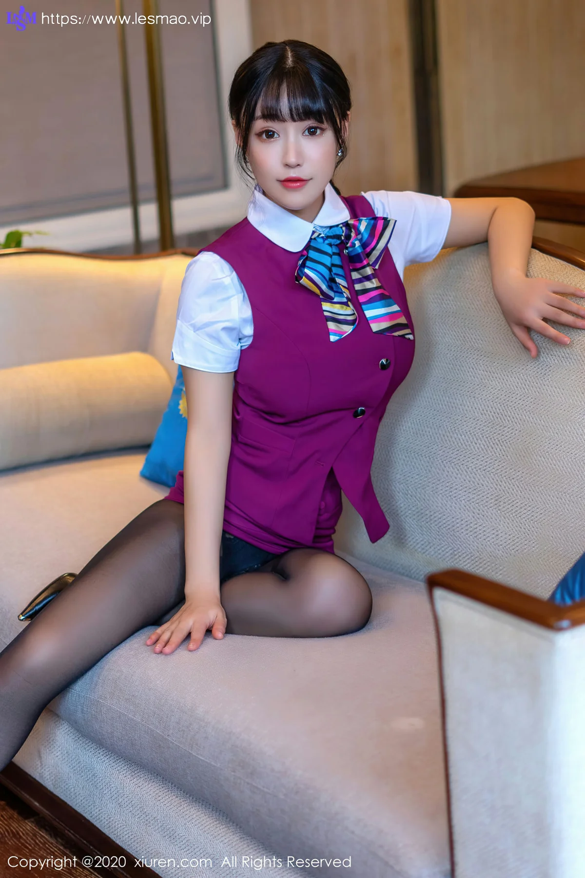 XiuRen 秀人 No.2953  空乘制服美臀 朱可儿 - 2