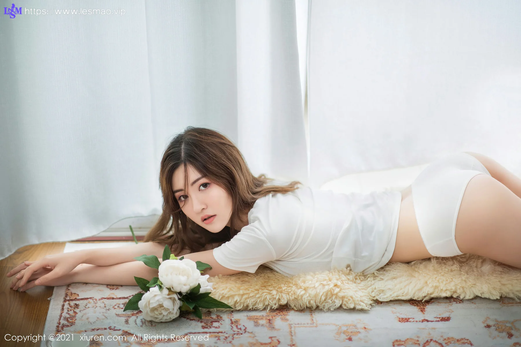 XiuRen 秀人 No.3359 黑粉转白粉的系列 沈梦瑶 性感写真 - 2