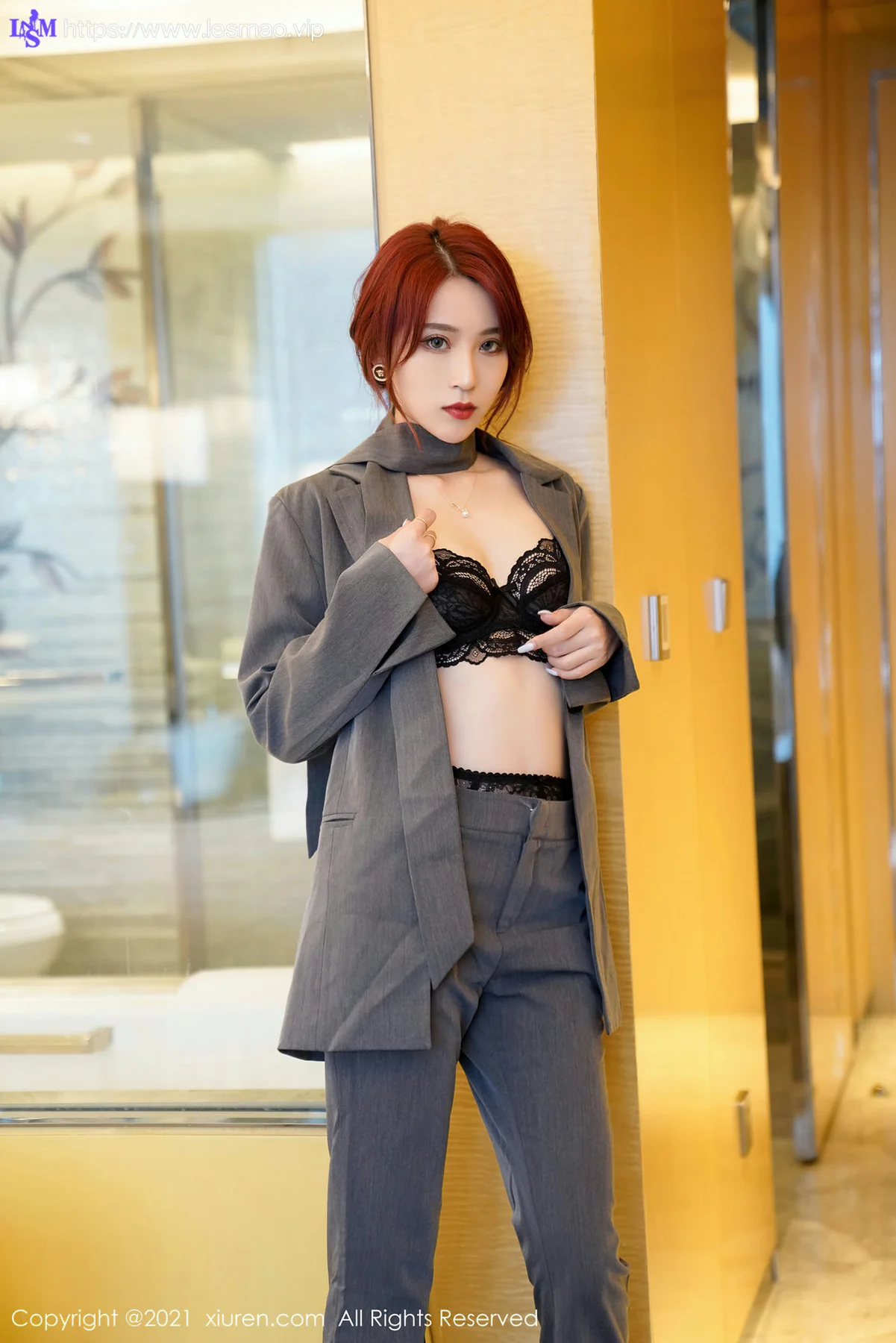 XiuRen 秀人 No.3368  经典职场职业OL 周慕汐baby 制服性感写真 - 3