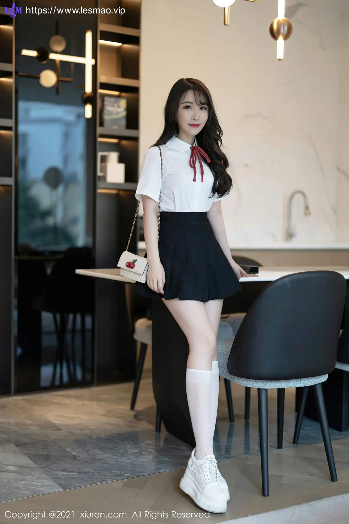 XiuRen 秀人 No.3960 绯月樱 学生制服 - 1