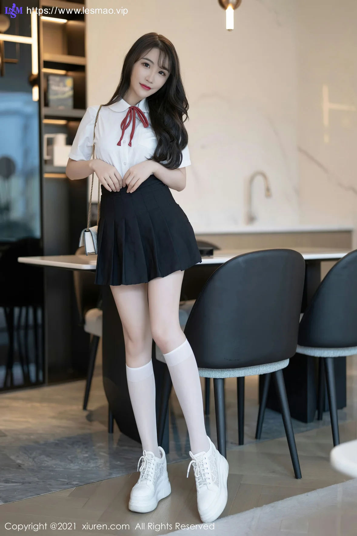 XiuRen 秀人 No.3960 绯月樱 学生制服 - 3