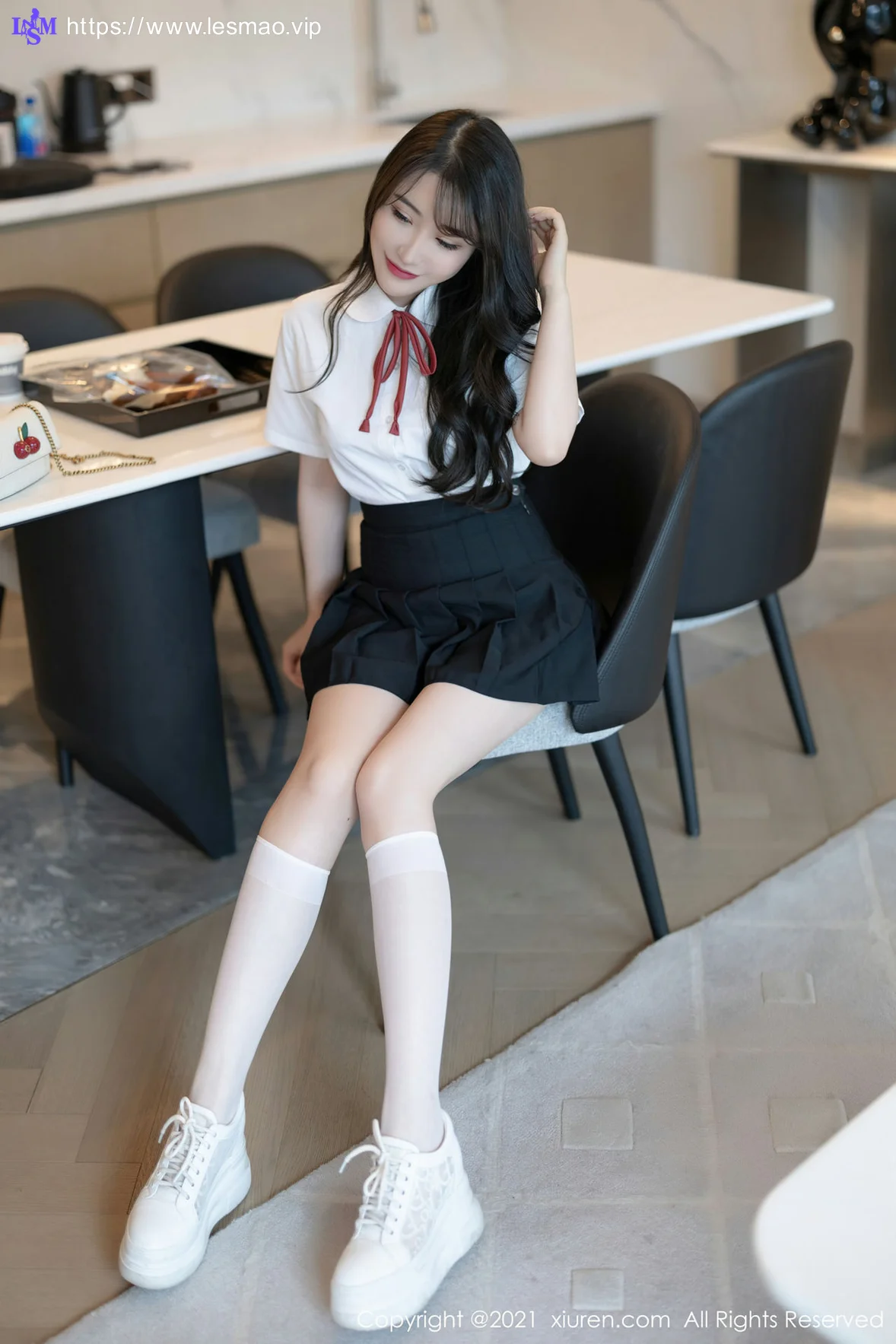 XiuRen 秀人 No.3960 绯月樱 学生制服 - 5