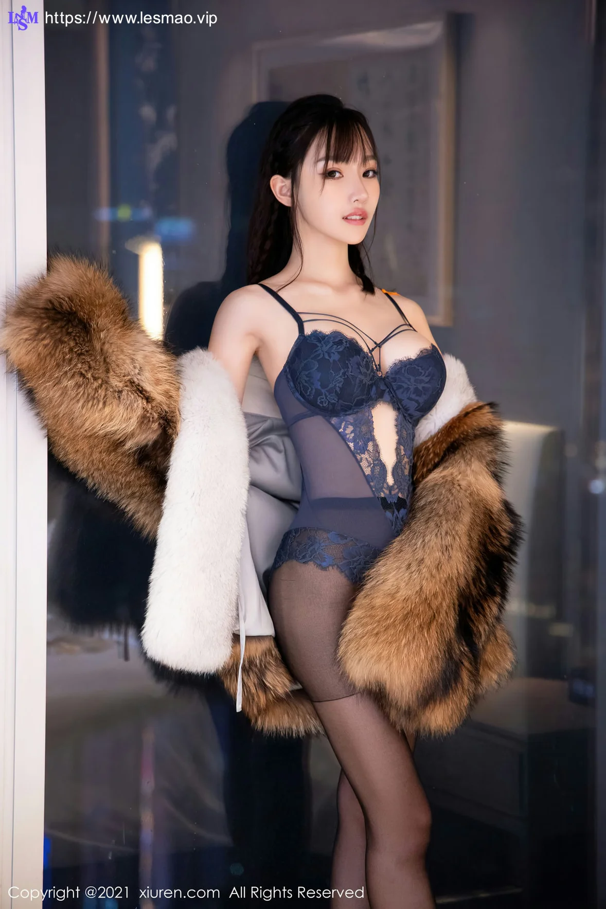 XiuRen 秀人 No.4031 皮草服饰 西门小玉 性感写真 - 4