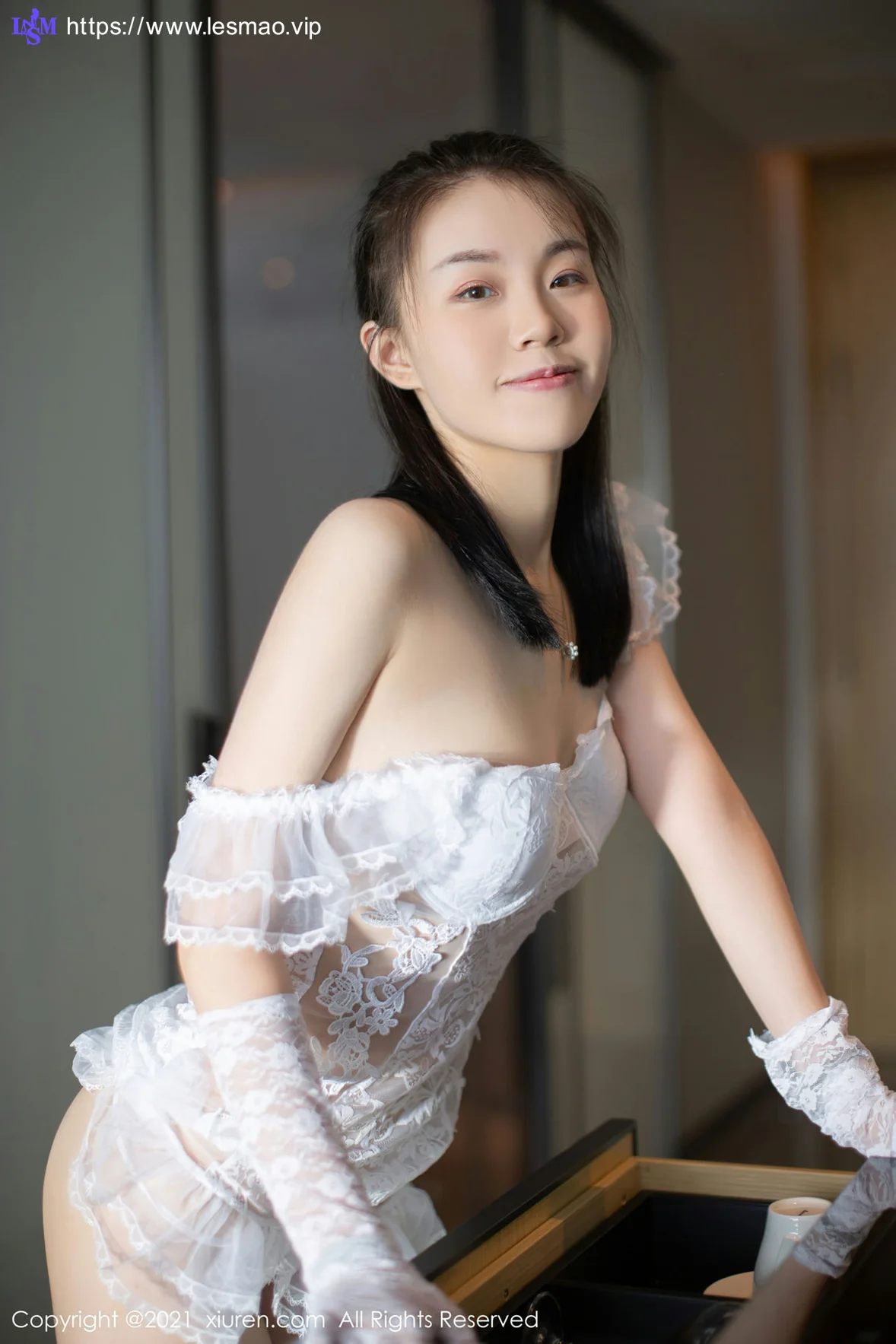 XiuRen 秀人 No.4119 唯美婚纱 一颗甜蛋黄a 性感写真 - 4