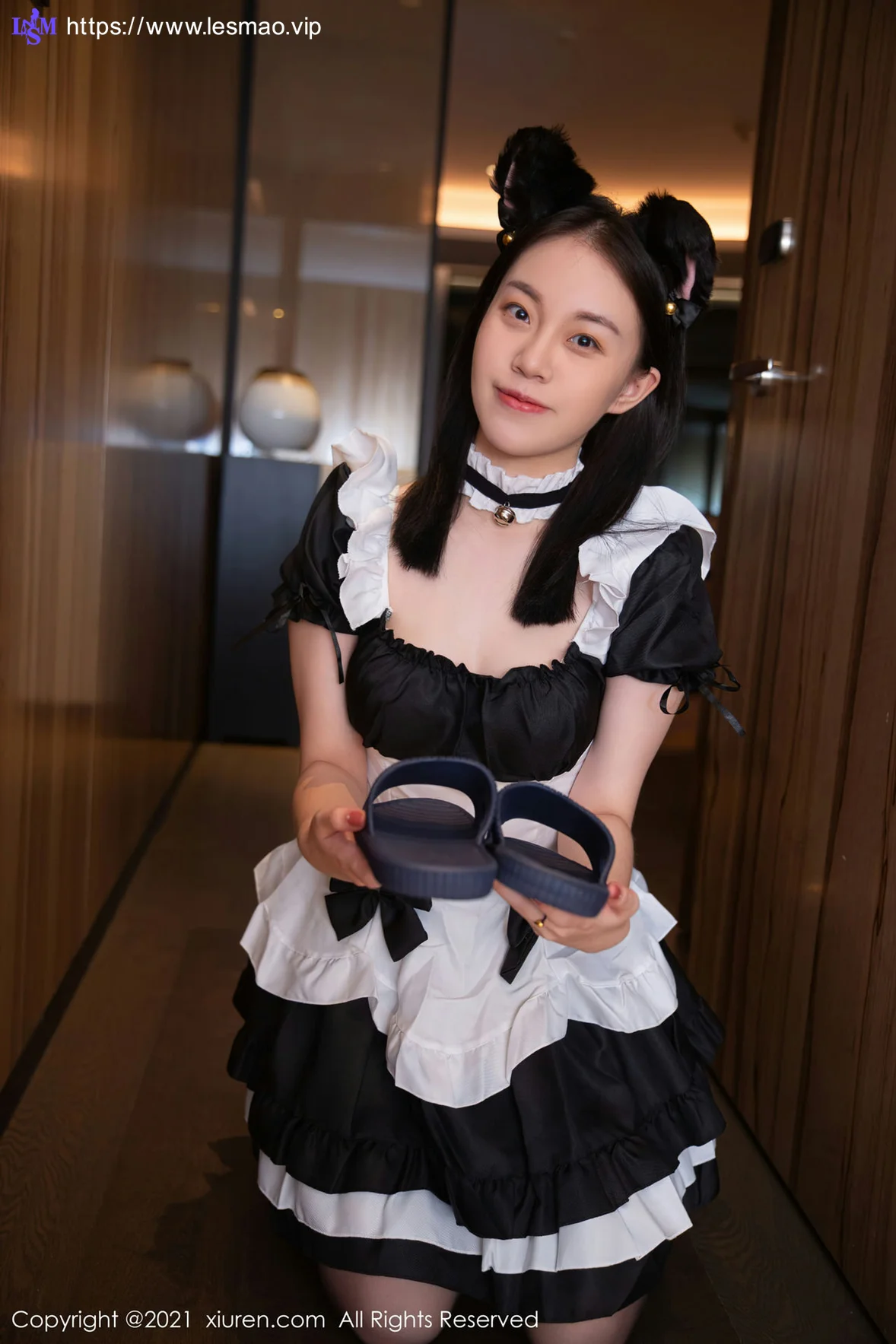 XiuRen 秀人 No.4153 深夜女仆服务 一颗甜蛋黄a 性感写真1 - 1