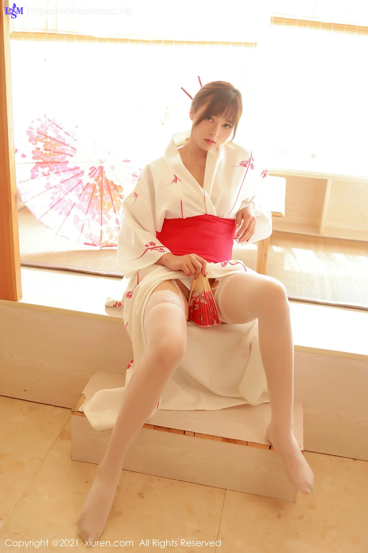 XiuRen 秀人 No.4165 日式和服系列 奈沐子 性感写真 - 3