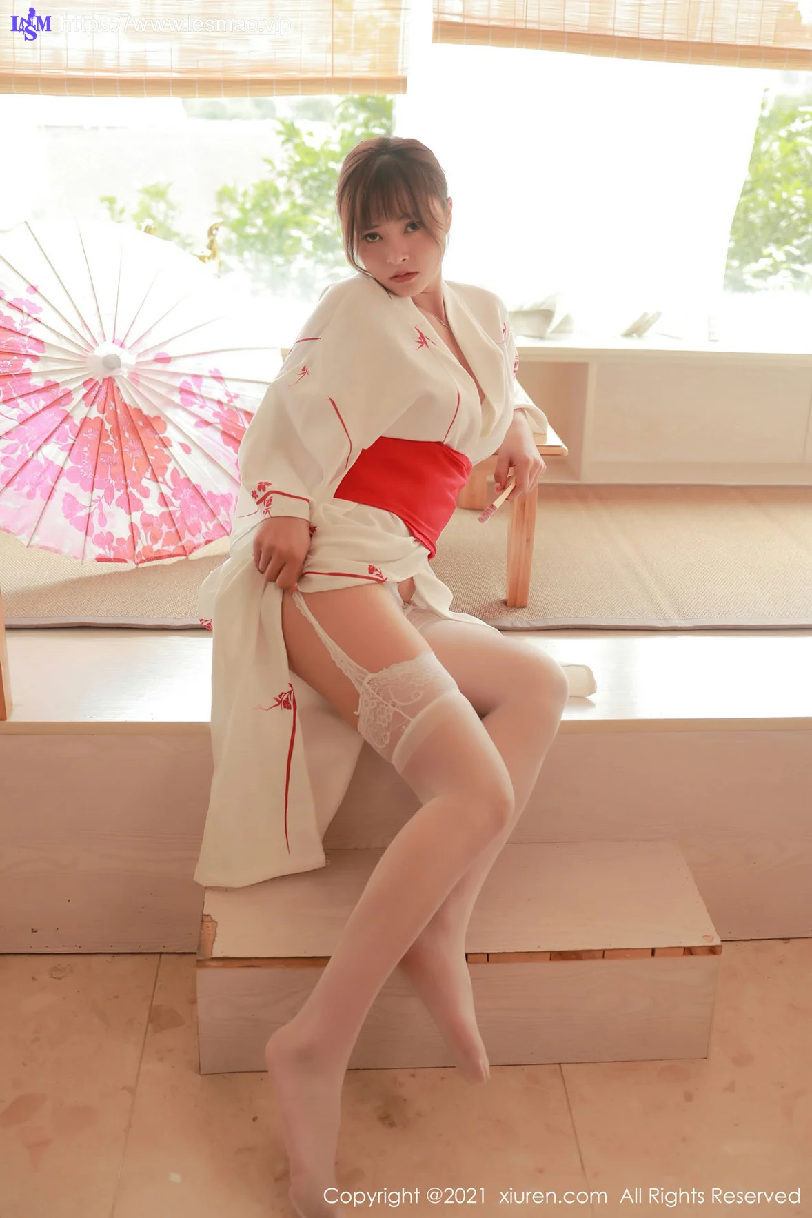 XiuRen 秀人 No.4165 日式和服系列 奈沐子 性感写真 - 3