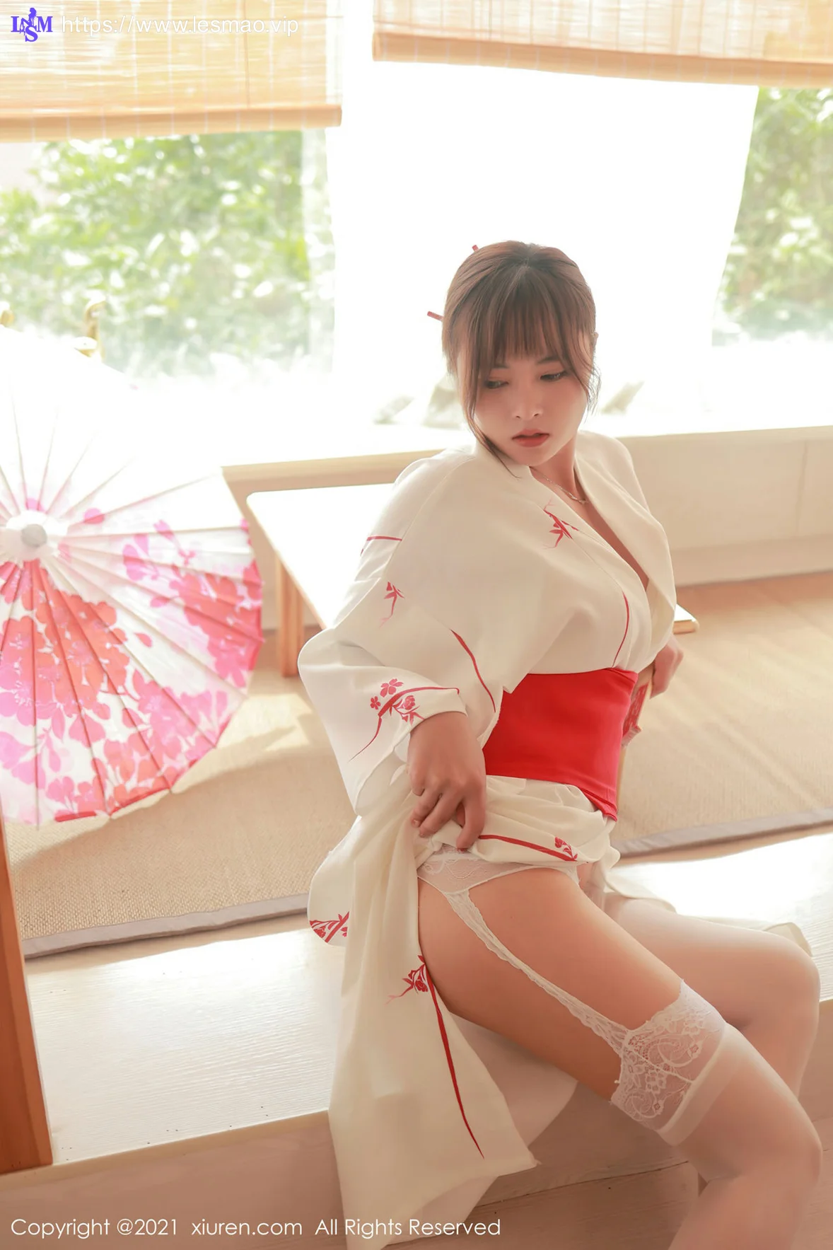 XiuRen 秀人 No.4165 日式和服系列 奈沐子 性感写真 - 4