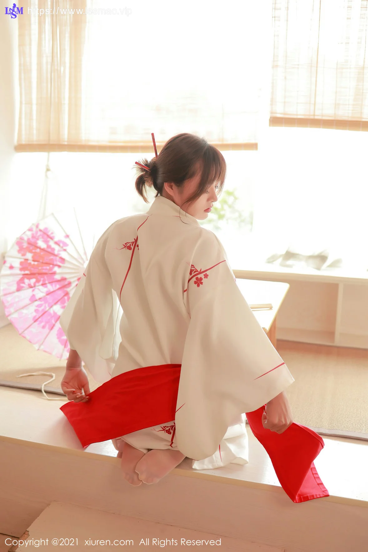 XiuRen 秀人 No.4165 日式和服系列 奈沐子 性感写真 - 6