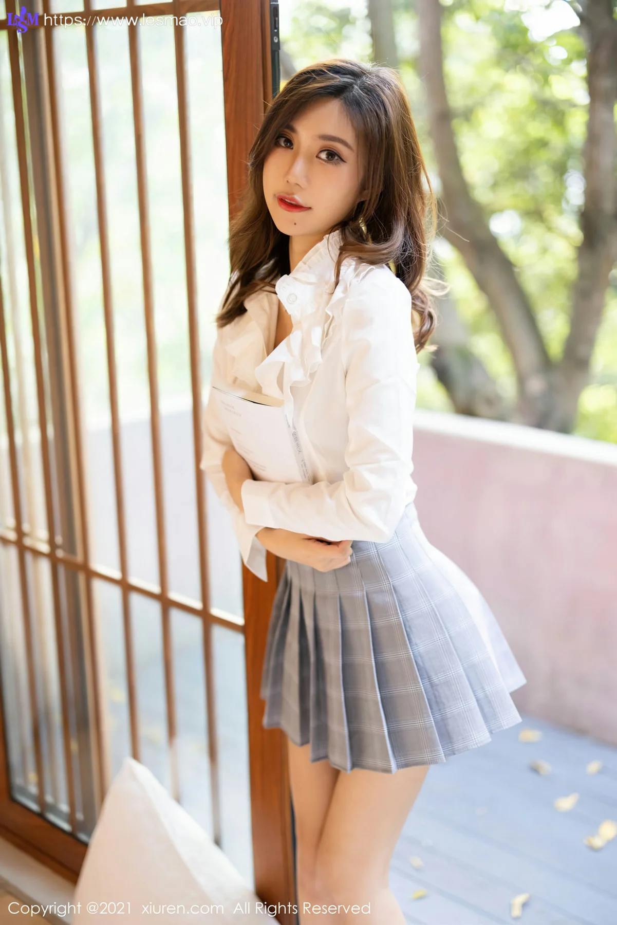XiuRen 秀人 No.4192 JK系列 绮里嘉ula 长三角旅拍11 - 3