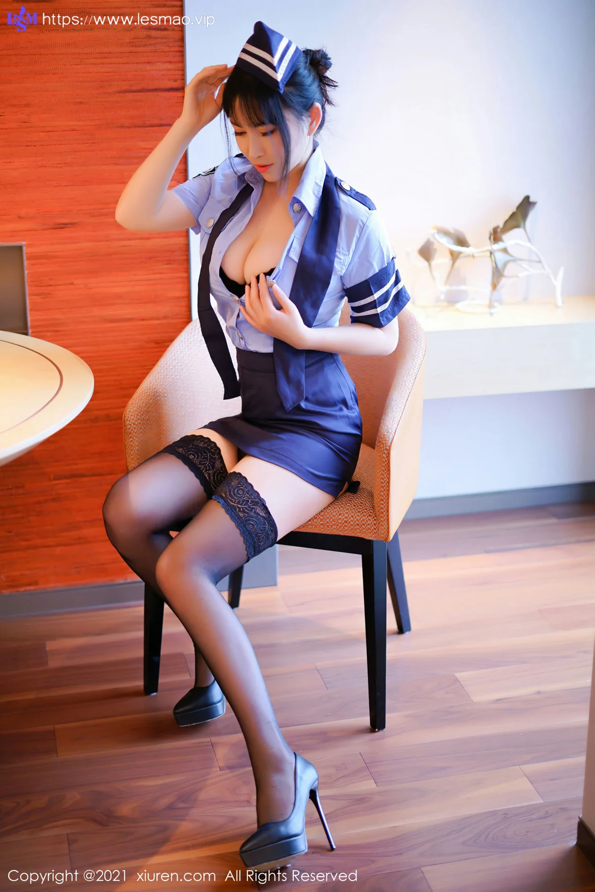 XiuRen 秀人 No.4233 手游制服美女 赵惟依coco 性感写真 - 6