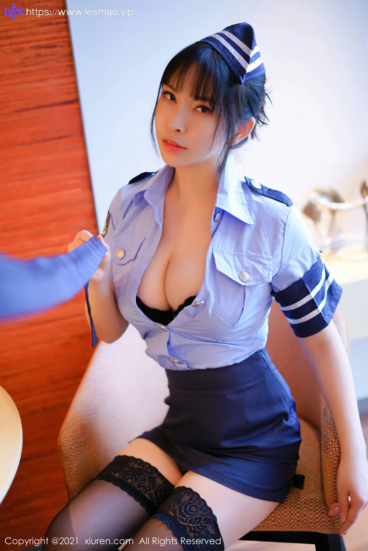 XiuRen 秀人 No.4233 手游制服美女 赵惟依coco 性感写真 - 8