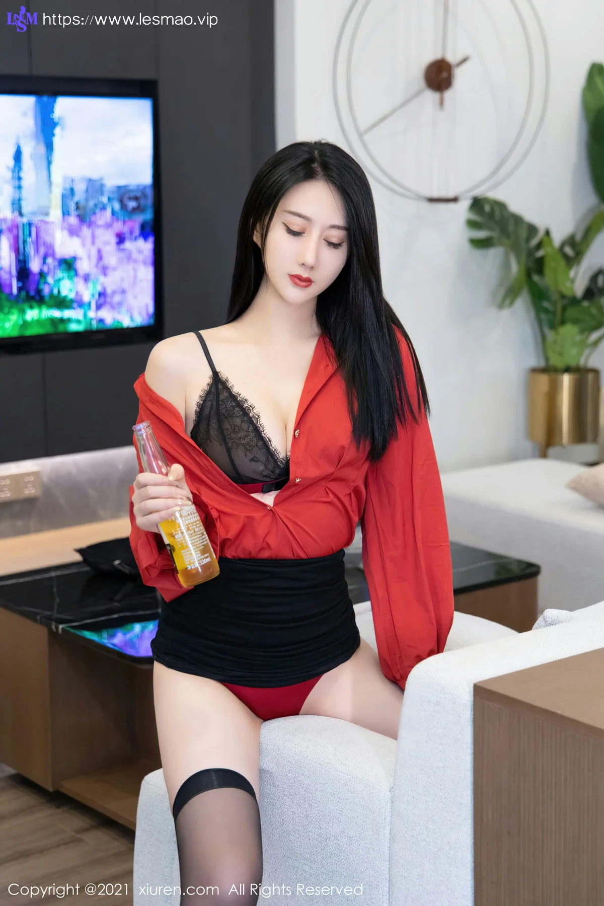 XiuRen 秀人 No.4253 黑丝OL 苏小曼babyface 性感写真 - 4