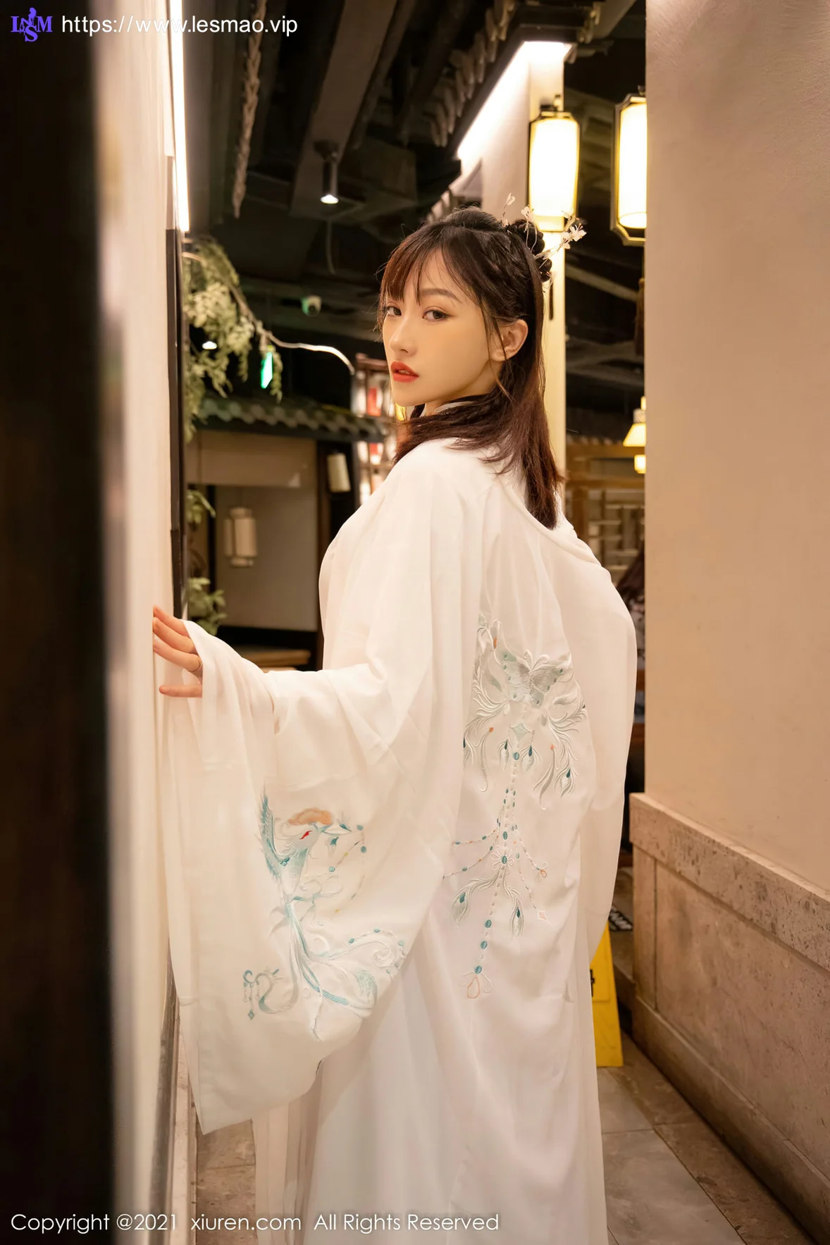 XiuRen 秀人 No.4344 白色古装服饰装扮  西门小玉 性感写真 - 10