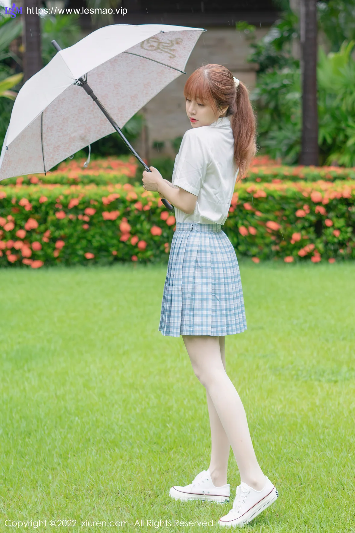 XiuRen 秀人 No.5137 jk格子裙 王雨纯 性感写真1 - 1