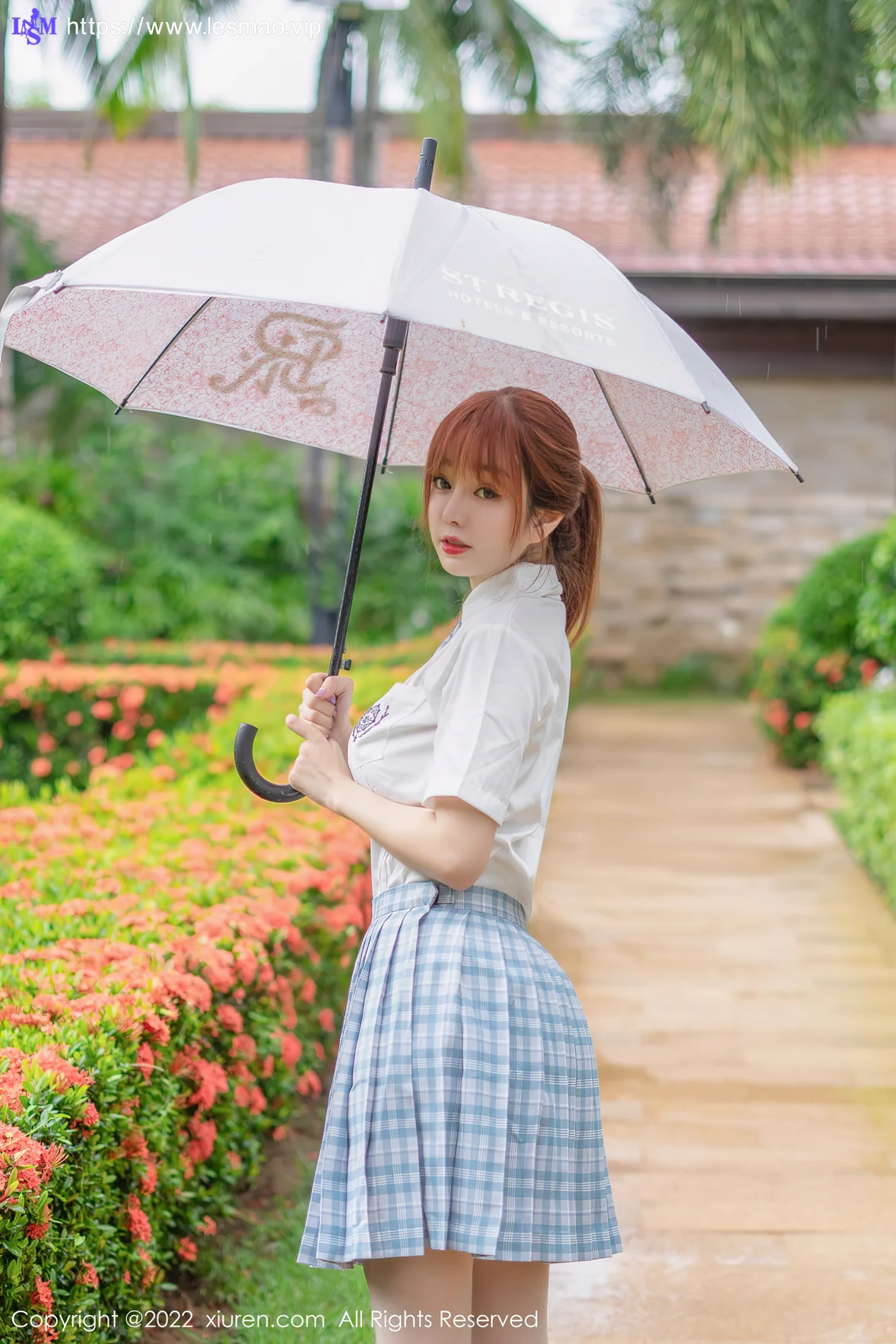 XiuRen 秀人 No.5137 jk格子裙 王雨纯 性感写真1 - 6