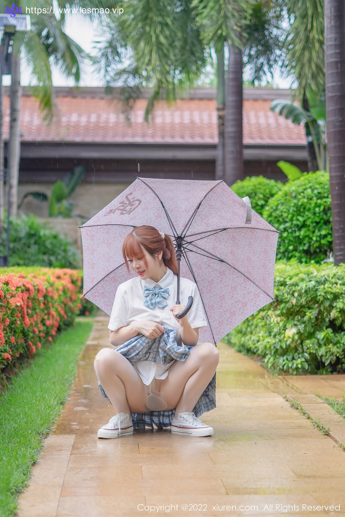 XiuRen 秀人 No.5137 jk格子裙 王雨纯 性感写真1 - 7