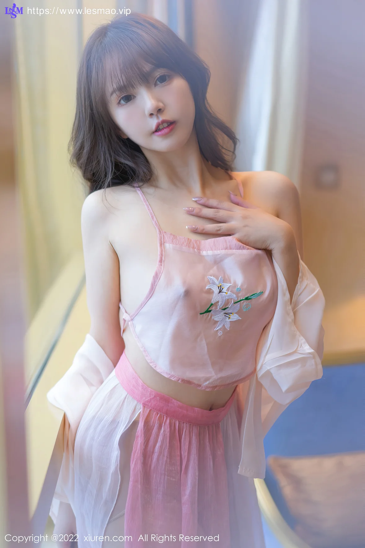 XiuRen 秀人 No.5148 轻透肚兜 张思允Nice 性感写真11 - 6