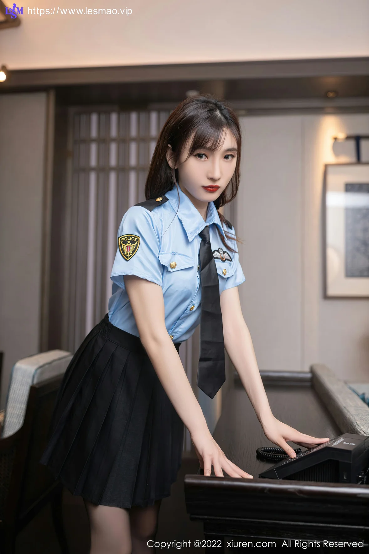 XiuRen 秀人 No.5461 陆萱萱 警花制服 - 4